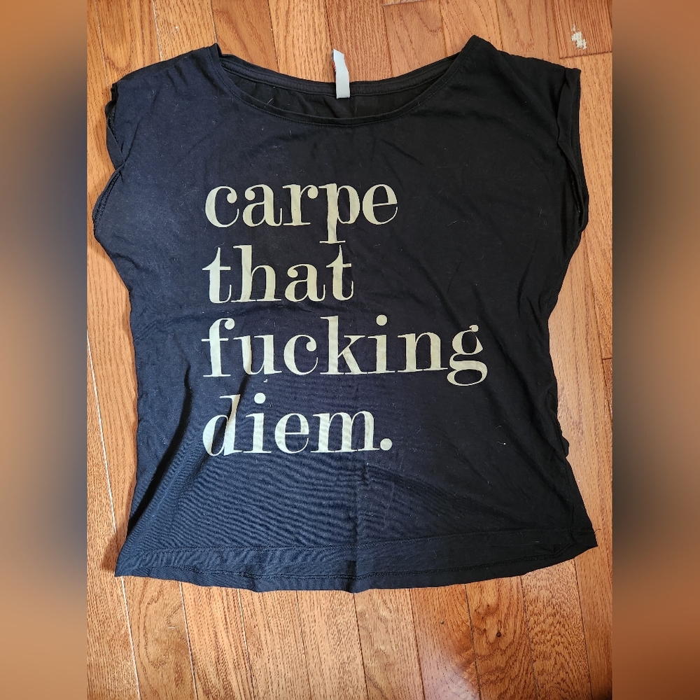 Explicitly optimistic shirt